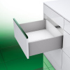 Висувна шухляда VIONARO Н185 500мм Tipmatic Soft-close Silver (40кг)