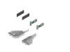 Набір аксесуарів Vionaro для фасадного профілю H63 Graphite