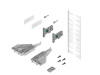 Набір аксесуарів для фасадного профілю Vionaro H185 Ice