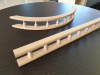 Перильце радіусне дерев'яне №3