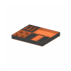 Вклад гардеробний REJS A1 для прикрас (520x460x58) шкіра/оксамит чорний/оранжевивий