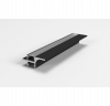 Профіль ФБР LED у верхній модуль з пазами під LED підсвітку з 2 сторін L 2,97м Чорний