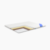 Двосторонній топер VFoam +кокос Microfiber (90*190) топер кокос жорсткий тонкий матрац на ліжко