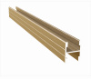 Рамка середня без саморіза Золото браш (5.5м)