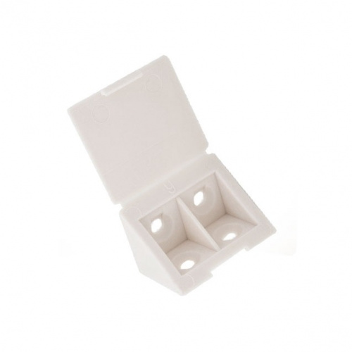 Кутник пластиковий подвійний  Кремова MESAN