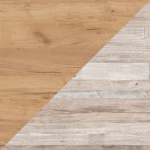 Стінова панель KRONOSPAN K003 FP Дуб Крафт Золотий / K029 SU Блоквуд Лляний 4100x640x10