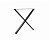 Нога XX (H=710 мм W=650 мм) (107275) Чорний