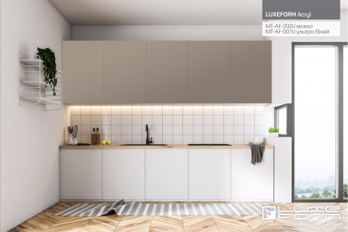 Фасад LUXEFORM Acryl TopX1800 матовий МT-202U мокко вигляд 1