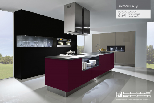 LUXEFORM Acryl_GL-900U космос_GL-804U кварцевий_GL-102U сливовий