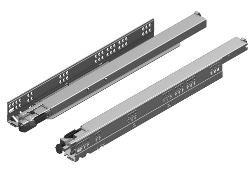 Комплект направляючих Dynapro 600мм Soft-Close (70кг) лів./прав.