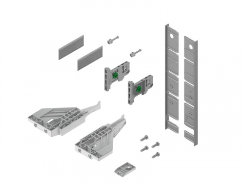 Набір аксесуарів для фасадного профілю Vionaro H185 Silver