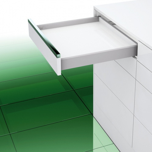 Висувна шухляда VIONARO Н63 500мм Tipmatic Soft-close Ice (40кг)