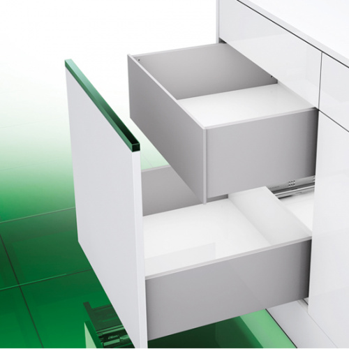 Внутрішня висувна шухляда VIONARO Н185 500мм Soft-close Stone (40кг)