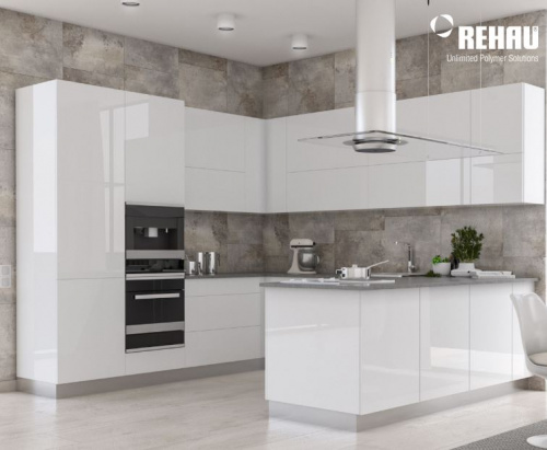 Фасад RAUVISIO brilliant SR Bianco (яскраво-білий) 5000B глянцевий