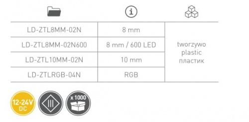 З'єднання GTV XC11 для світодіодної стрічки 8мм, пряме (LD-ZTL8MM-02N)_01