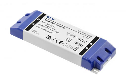 Блок живлення LED PRO+ 12V, 50W, input 220-240VAC, IP20, розм.185x65x22 mm