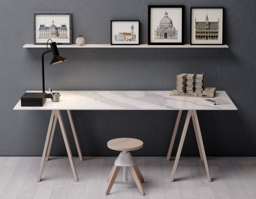 Стільниця Слім лайн Біле Ядро Компакт K551 SU Калакатта Олімпус 4100x1300x12