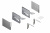 Підйомний механізм KINVARO T-Slim LF1000-2250 Tipmatic Silver