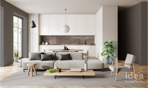 Фасад idea LUXEFORМ високоглянцевий GL- 02 iS Пломбір, 17,7мм