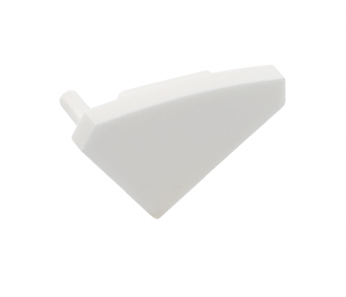 Заглушка кінцева GTV до кутового накладного LED-профілю (10 шт) Білий