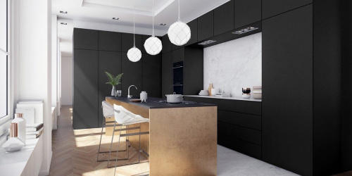 Фасад ELESGO Intellect Black (18мм)