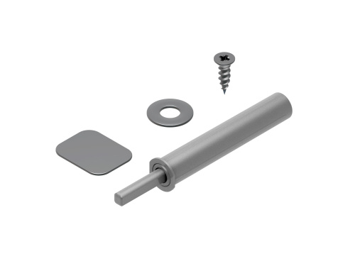 Демпфер Tipmatic Pin KINVARO для дверей без ручок Silver