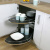 Кут REJS Corner Optima Maxima SILVA 900 правий, хром/графіт (WE28.2608.43.781)_02
