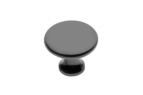 Ручка кнопка GTV UDINE d 29 мм, чорний хром (GZ-UDINE-1-12)_01