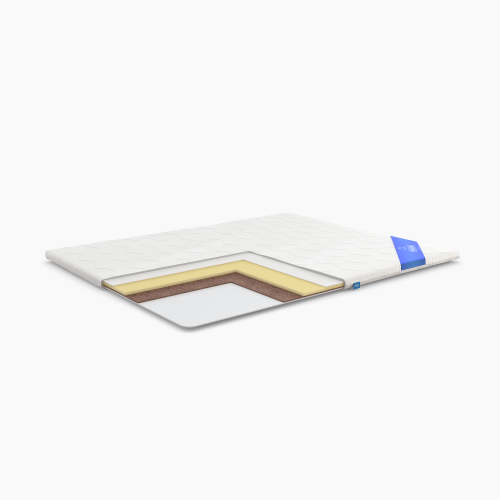 Двосторонній топер VFoam +кокос Microfiber (80*190) топер кокос жорсткий тонкий матрац на ліжко