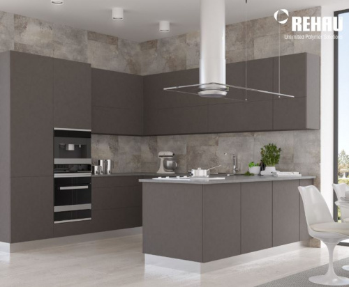 Фасад RAUVISIO brilliant SR Grafite (темно-сірий) 2103L матовий