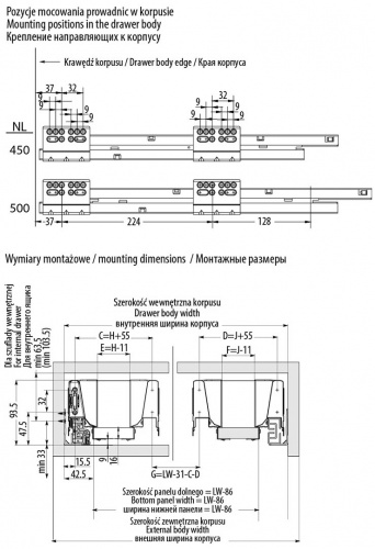 Ящик MODERN BOX під мийку 450/450 з повним вирізом (PB-D-ZLE-450)_02