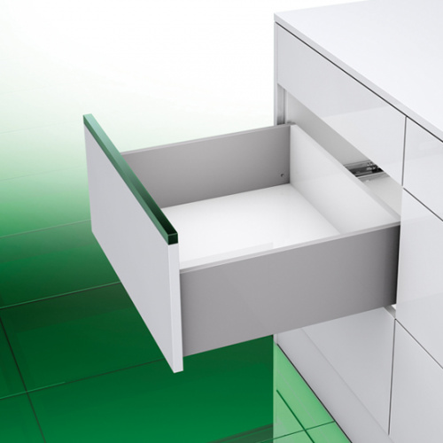 Висувна шухляда VIONARO Н185 350мм Tipmatic Soft-close Stone (40кг)