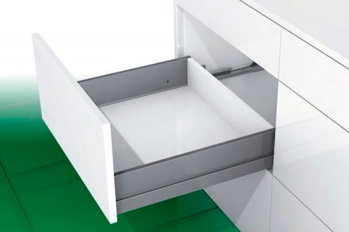Висувна шухляда NOVA PRO SCALA Н122 500мм Tipmatic Soft-Close Silver (70кг)