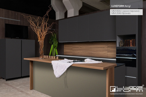 Фасад LUXEFORM Acryl TopX1800 матовий металік ММ-204U бронза вигляд 1