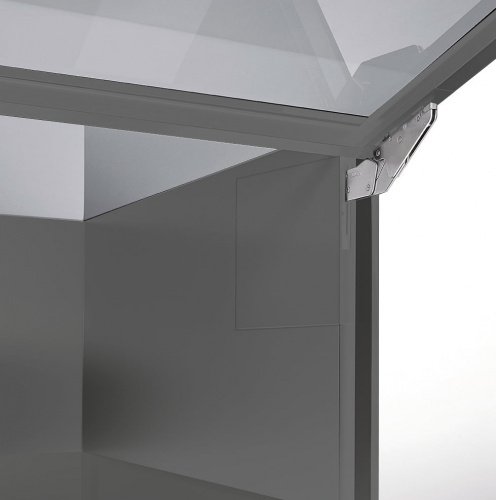 Підйомний механізм KINVARO T-Slim LF250-550 Soft-Close Silver