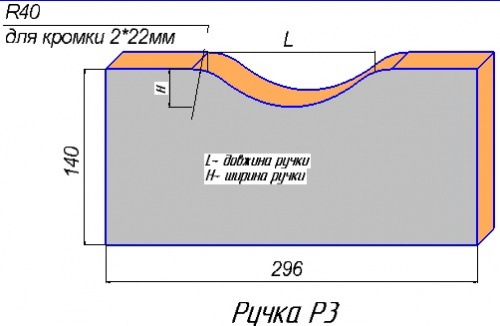 Ручка фрезерована Р 3 (Р3)_01