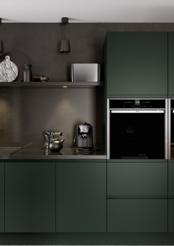 Фасад ELESGO Intellect Black green (18мм)