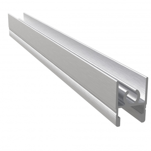 Рамка верхня Нікель браш (5.5м)