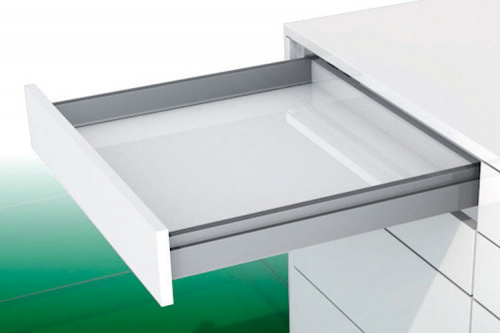 Висувна шухляда NOVA PRO SCALA Н63 400мм Tipmatic Soft-close Stone (40кг)