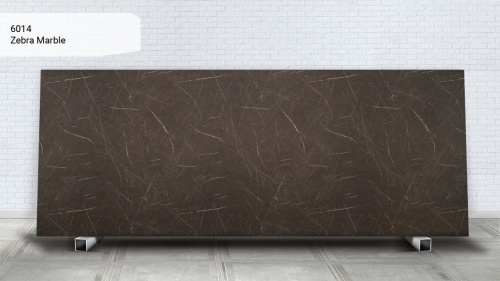 Компакт-плита Puricelli 6014 Zebra Marble MN 4200*1620*12 ядро коричневе