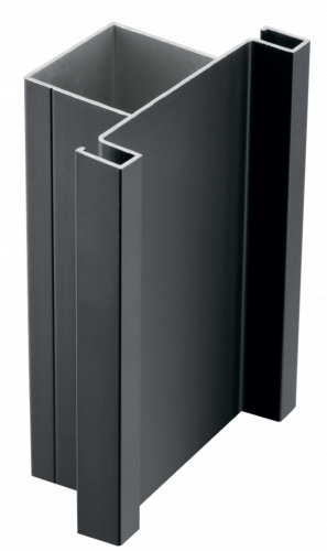 Профіль T вертикальний середній GTV VELLO 3000 мм Чорний