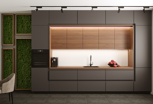 Фасад ELESGO Intellect Grey brown (18мм)