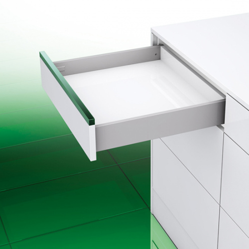 Висувна шухляда VIONARO Н89 450мм Soft-close Silver (70кг)