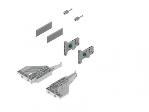 Комплект кріплень під саморіз Vionaro H185/H249 Silver