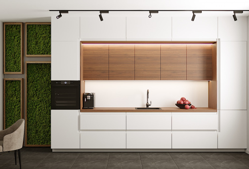 Фасад ELESGO Intellect Cool white (18мм)