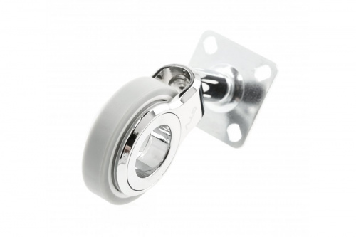 Меблевий ролик GIRA d60 60 кг Сірий + Хром