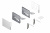 Підйомний механізм KINVARO T-Slim LF750-1650 Set3 Soft-Close Ice