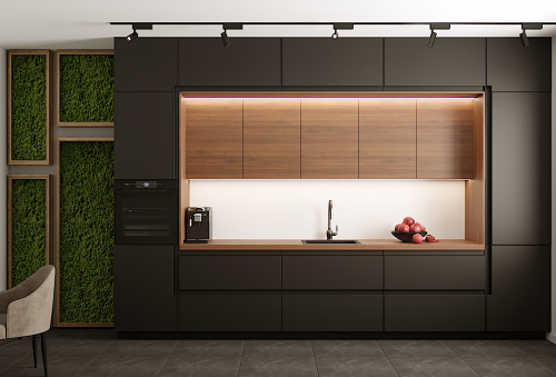 Фасад ELESGO Intellect Black (18мм)