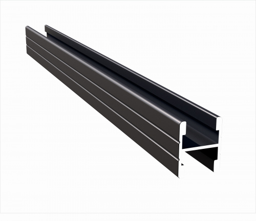 Рамка середня без саморіза Чорна (5.5м)