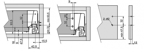 Висувна система MODERN BOX push to open L-400 низький (PB-D-P2O400A)_06